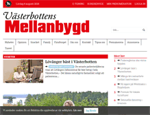 Tablet Screenshot of mellanbygden.nu